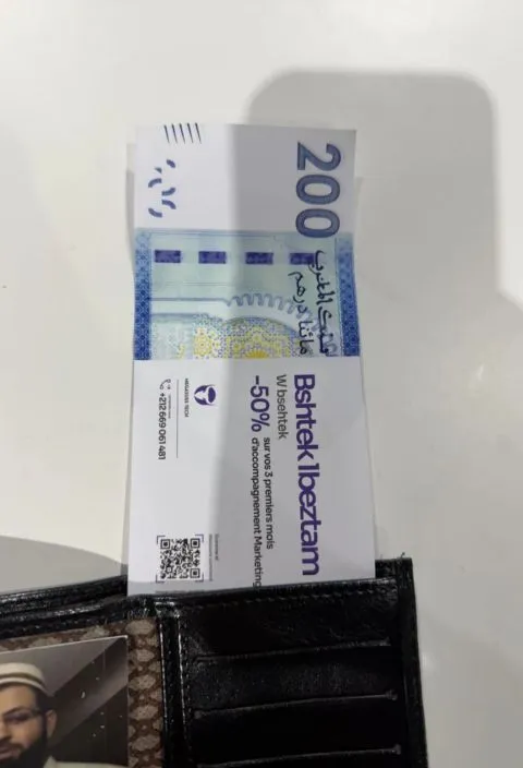 Le billet tiré, devenu flyer avec l’offre −50 %